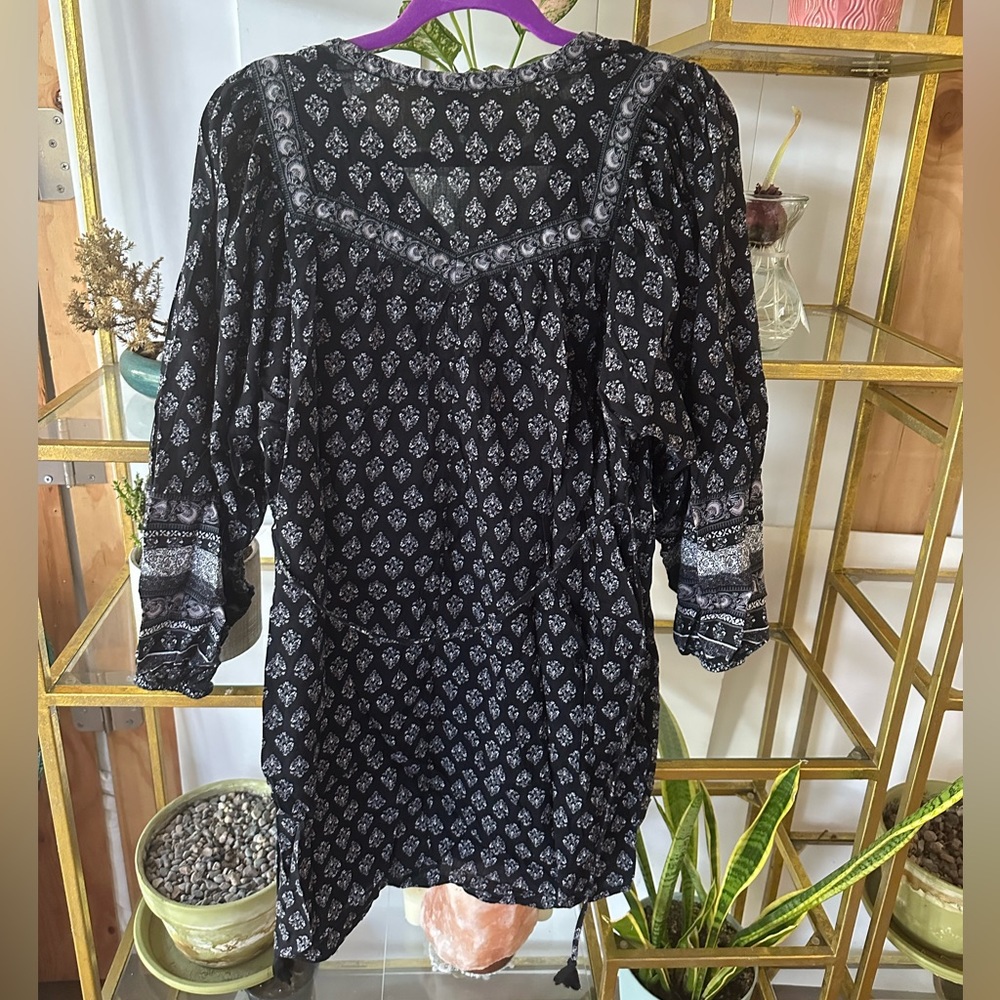 Long sleeves printed tunic S